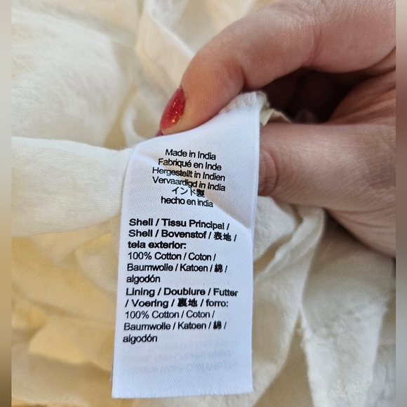 Madewell Ruffle-Strap Tiered Midi Dress in Textural Stripe - Picture 9 of 10